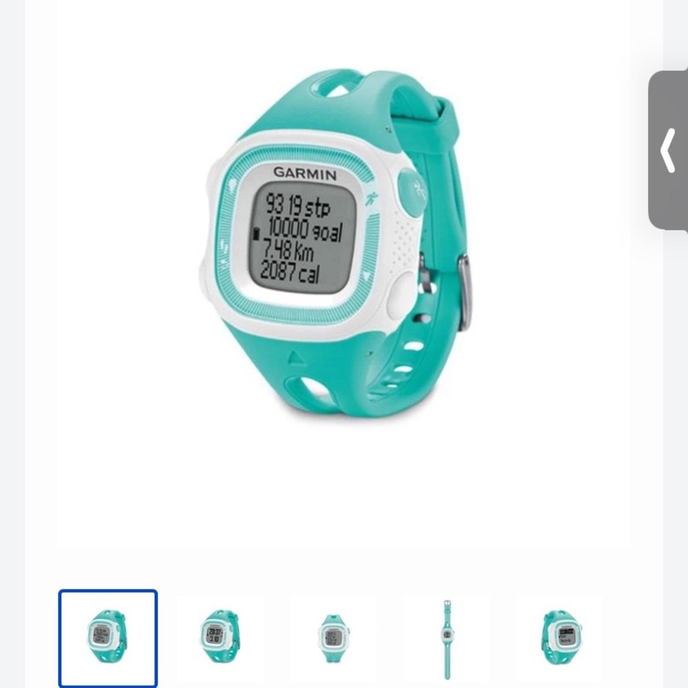 Teal Garmin Forerunner 15